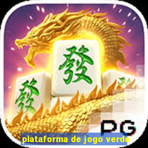 plataforma de jogo verde